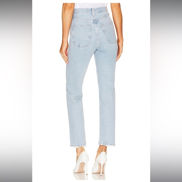 🦃NWT AGOLDE 90's Pinch Waist Jeans in Focus - Picture 3 of 9